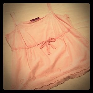 Lace Pink Tank